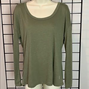 BALANCE COLLECTION Yoga Long Sleeve, Tie Back Top